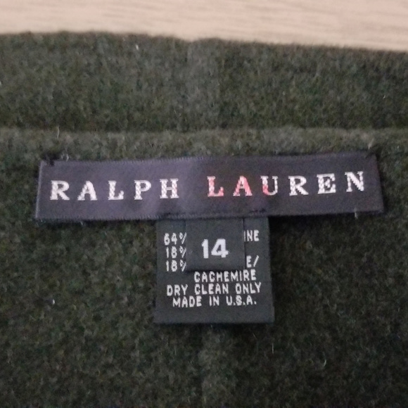 RALPH LAUREN (Black Label) Wool Blend Wrap Skirt - Picture 3 of 3